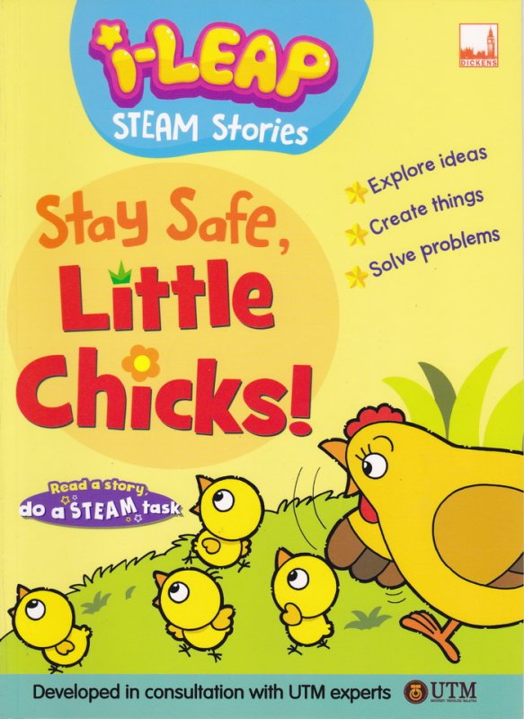Cover Depan Buku I-Leap Steam Stories-Stay Safe,Little Chicks!