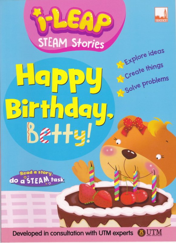 Cover I-Leap Steam Stories-Happy Birthday,Betty!