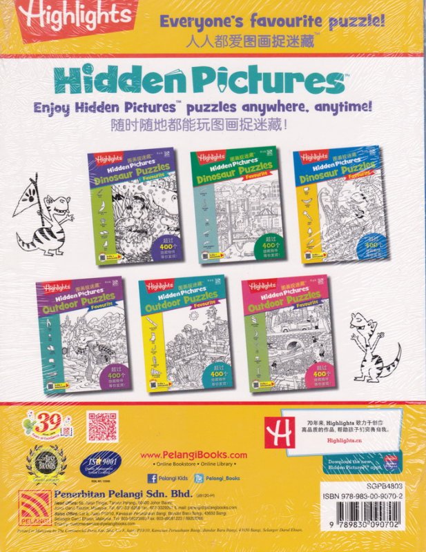 Cover Hidden Pictures -Dinosaur Puzzles 3
