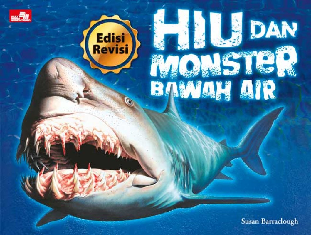 Cover Depan Buku Hiu Dan Monster Bawah Air