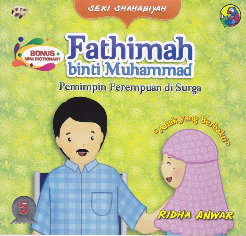 Cover Buku Seri Shahabiyah Fathimah binti Muhammad pemimpin perempuan Surga