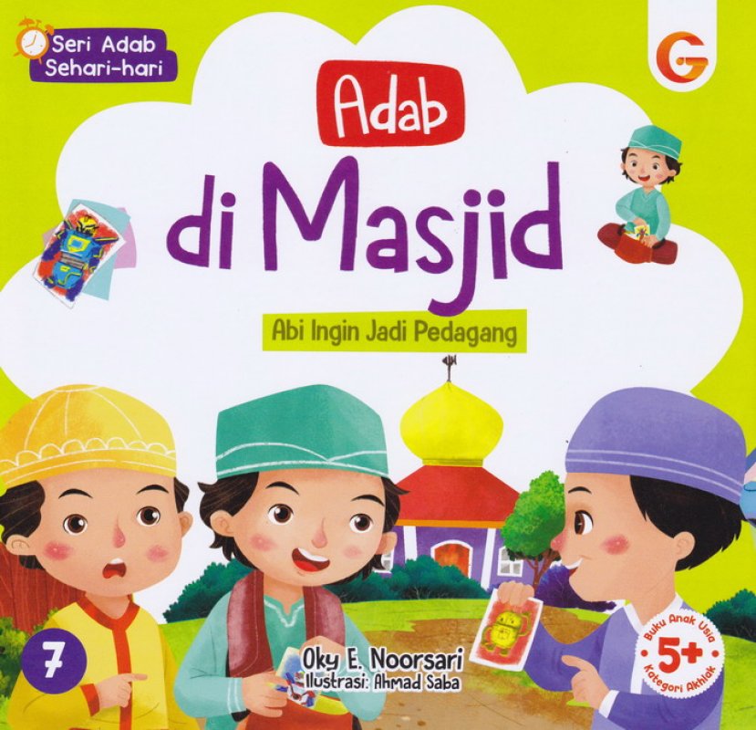 Cover Buku Adab di Masjid Abi Ingin Jadi Pedagang #7