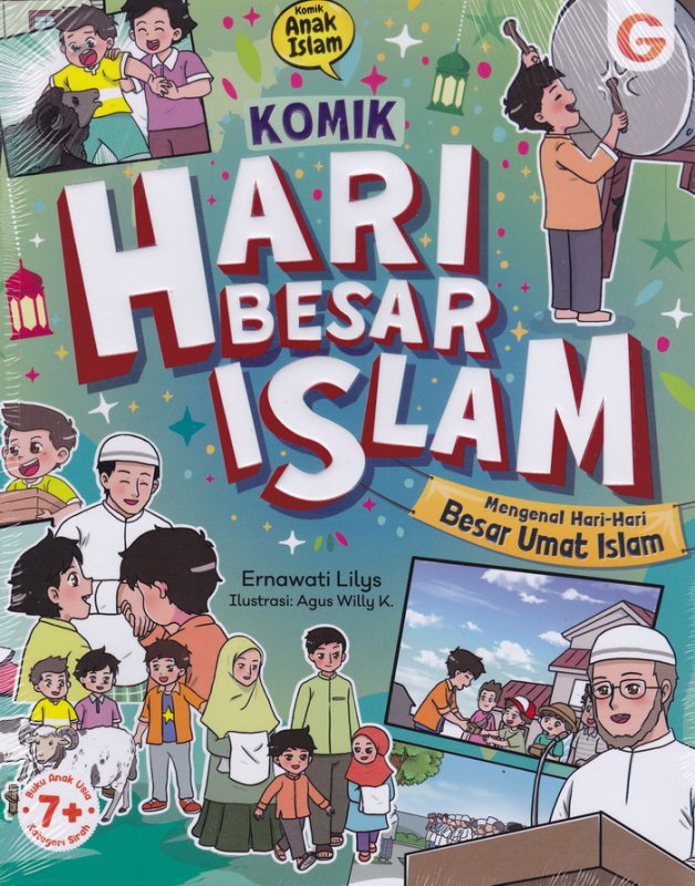 Cover Depan Buku Komik Hari Besar Islam