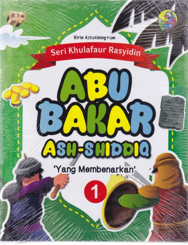 Cover Buku 1Set Seri Khulafaur Rasyidin Abu Bakar Ash-Shiddiq