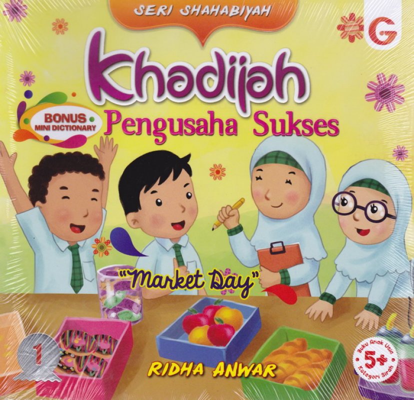 Cover Buku 1 Set Seri Shahabiyah Khadijah pengusaha sukses