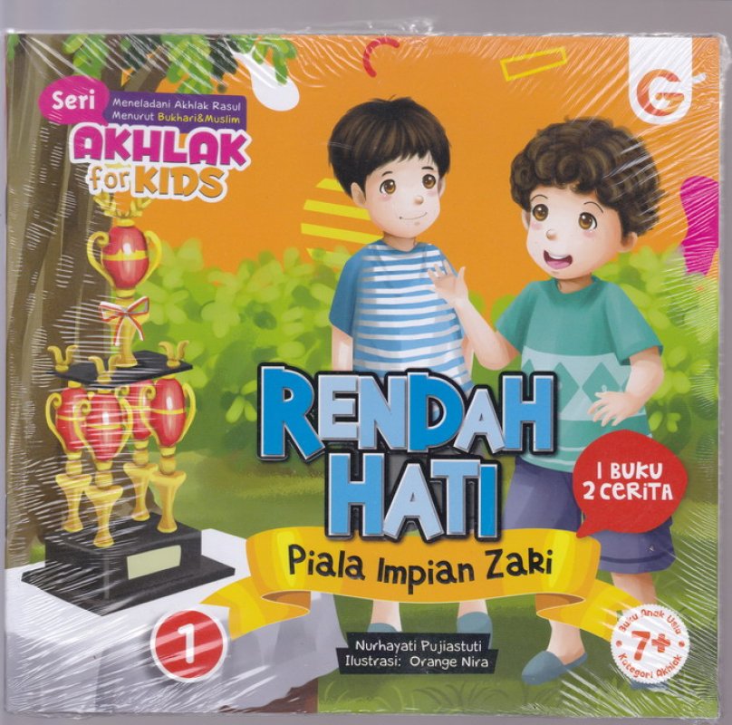 Cover Buku 1 Set Seri Akhlak for Kids Rendah Hati
