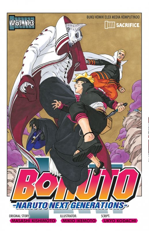 Cover Depan Buku Boruto - Naruto Next Generation vol.13
