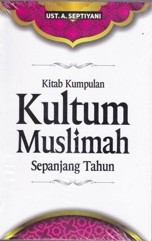 Cover Buku Kitab Kumpulan Kultum Muslimah Sepanjang Tahun 