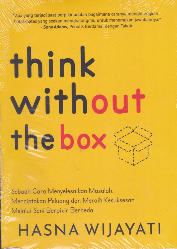 Cover Depan Buku Think without the box 
