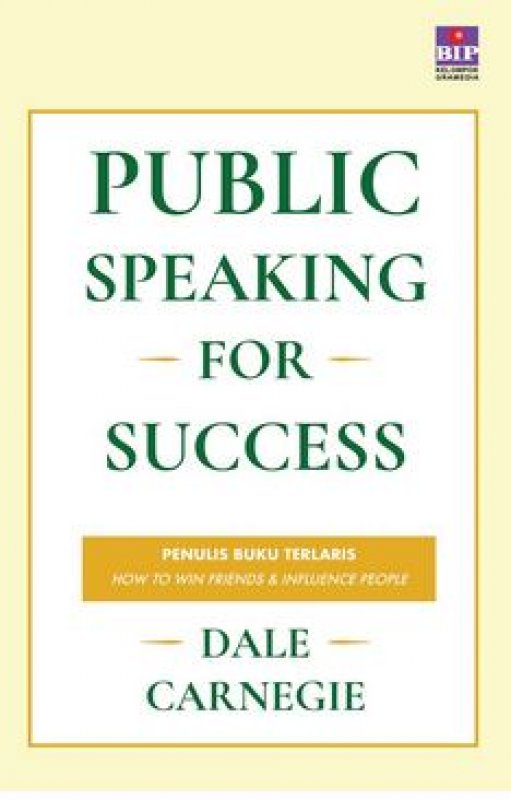 Cover Buku Buku Public Speaking for Success