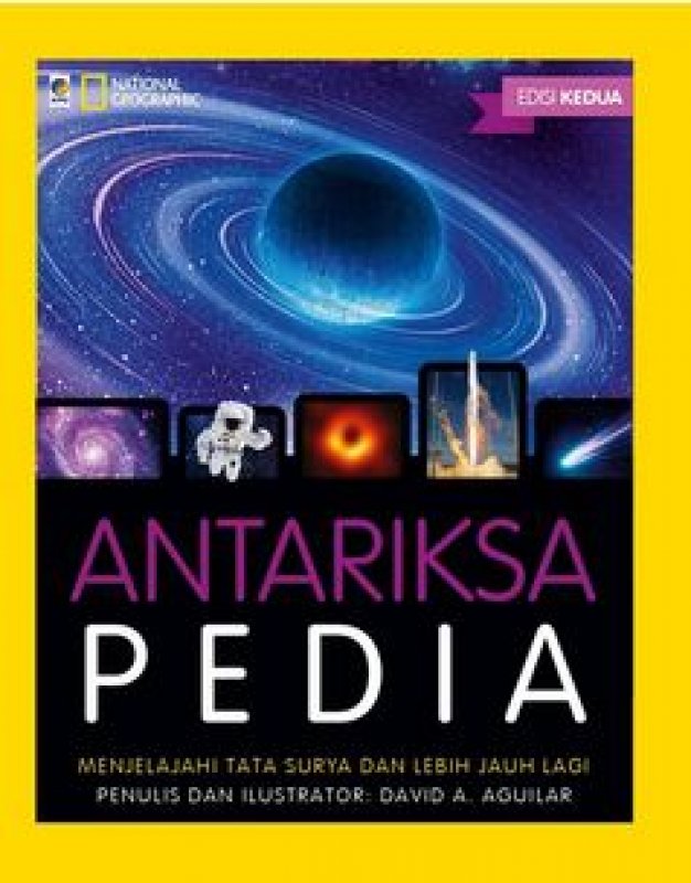 Cover Belakang Buku Nat Geo Antariksapedia Edisi Kedua