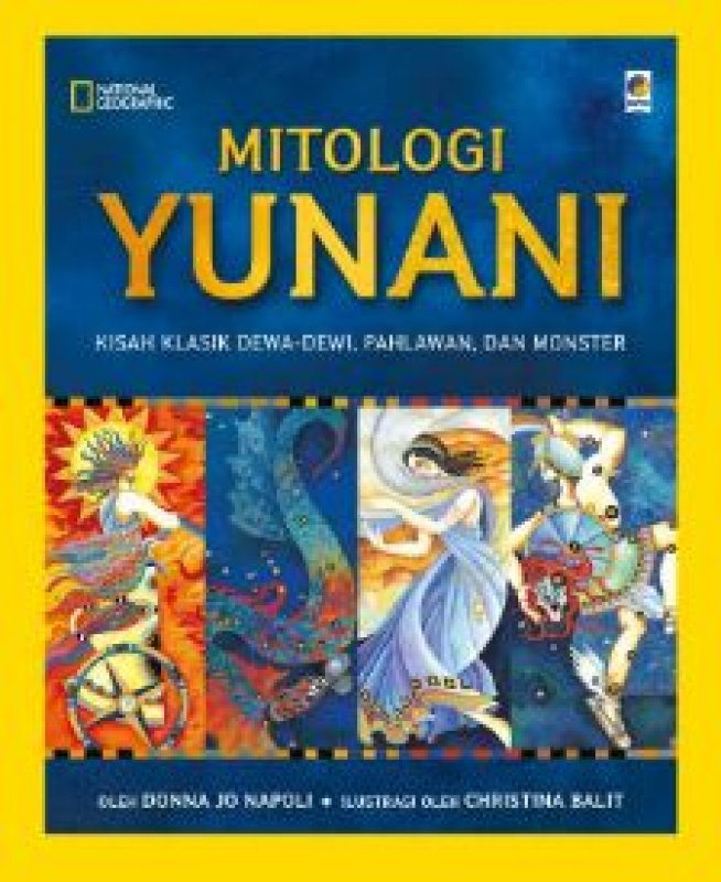 Cover Depan Buku National Geographic Mitologi Yunani