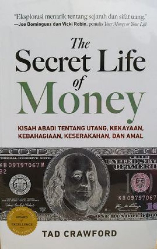 Cover Belakang Buku The Secret Life of Money ( alvabet ) 