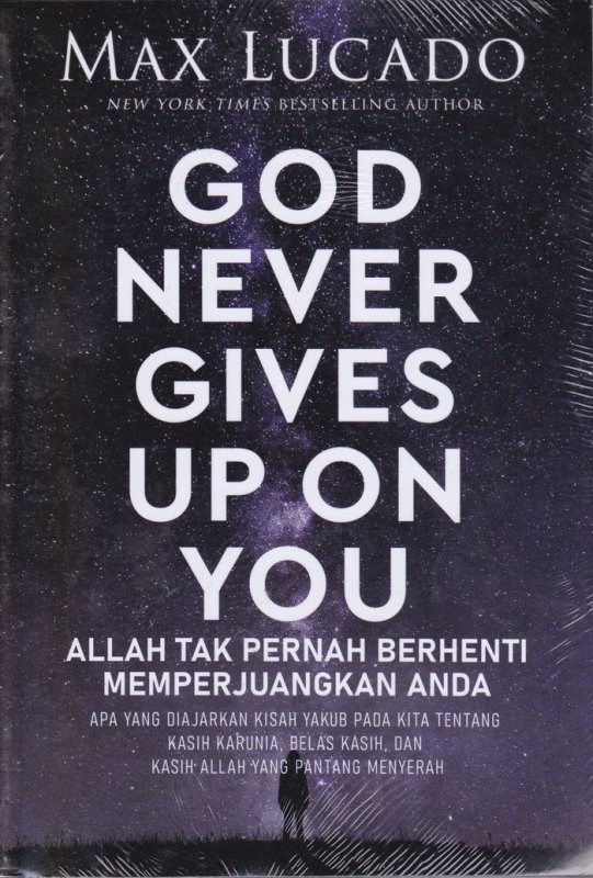 Cover Buku Allah Tak Pernah Berhenti Memperjuangkan Anda