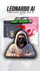 Leonardo AI - 20/jam dari deisgn poster AI