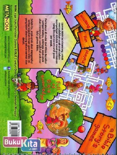 Cover Belakang Buku Bible Games Series 2 (Puzzle dot to dot mazes colouring)