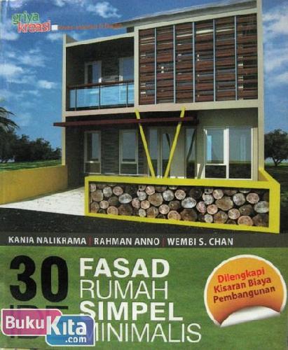Cover Depan Buku 30 Ide Fasad Rumah Simpel Minimalis
