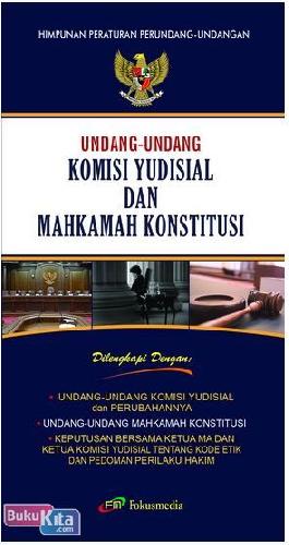 Cover Buku Undang-Undang Komisi Yudisial dan Mahkamah Konstitusi
