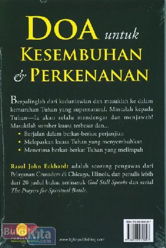 Doa Yang Membawa Kesembuhan Dan Mengaktifkan Berkat Berkat
