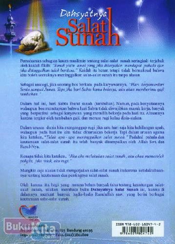 Cover Dahsyatnya Salat Sunah BK