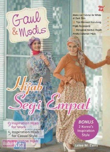 Cover Buku Gaul & Modis Hijab Segi Empat