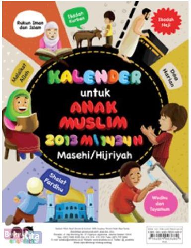 Cover Anak Kalender Untuk Anak Muslim 2013 M/1424 H