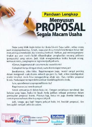 Buku Panduan Lengkap Menyusun Proposal Segala Macam Usaha Bukukita