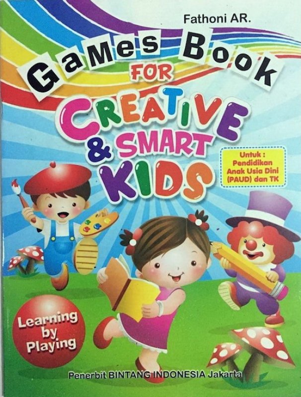 Cover Buku Games Book For Creative & Smart Kids