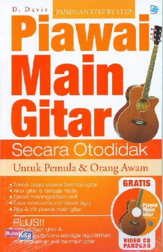 Cover Depan Buku Piawai Main Gitar Secara Otodidak