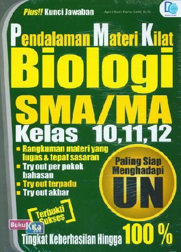 Cover Buku Pendalaman Materi Kilat Biologi SMA/MA Kelas 10,11,12