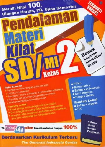 Buku Pendalaman Materi Kilat Sd Mi Kelas 2 Bukukita