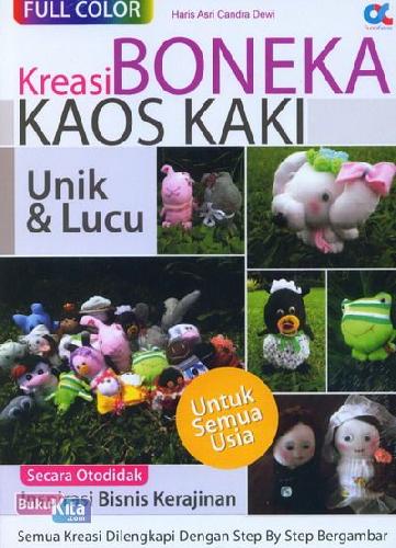 Cover Kreasi Boneka Kaos Kaki Unik & Lucu (Full Color)