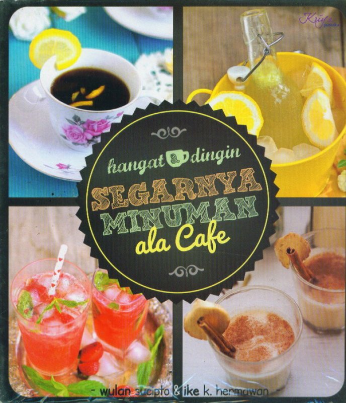 Cover Buku Segarnya Minuman ala Cafe