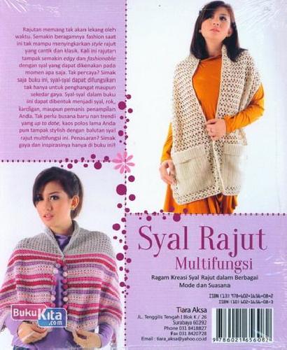 Cover Syal Rajut Multifungsi
