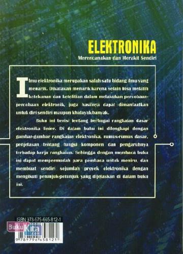 Cover Belakang Buku Elektronika Merencanakan dan Merakit Sendiri