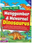 Step by Step Menggambar & Mewarnai Dinosaurus