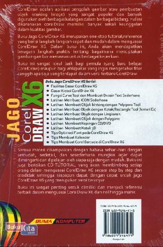 Cover Jago Corel Draw X6 Untuk Pemula dan Orang Awam Edisi Terbaru