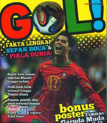 Cover Buku Gol! Fakta Lengkap Sepak Bola & Piala Dunia