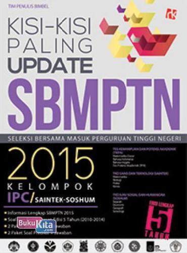 Cover Depan Buku Kisi-kisi Update SBMPTN 2015 Kelompok IPC/SAINTEK-SOSHUM