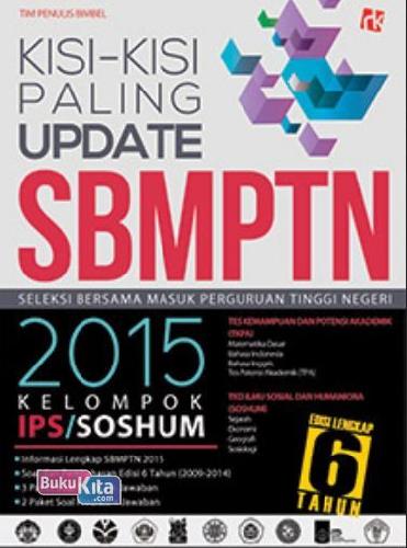 Cover Buku Kisi-kisi Update SBMPTN 2015 Kelompok IPS/SOSHUM