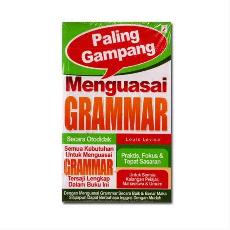 Cover Depan Buku Paling Gampang Menguasai Grammar