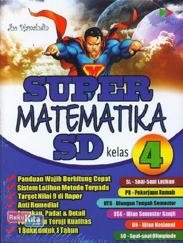 Cover Super Matematika SD Kelas 4