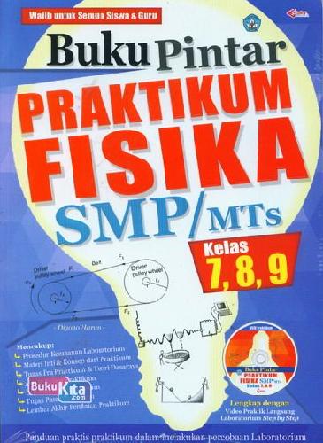 Cover Depan Buku Buku Pintar Praktikum Fisika SMP/MTs Kelas 7,8,9