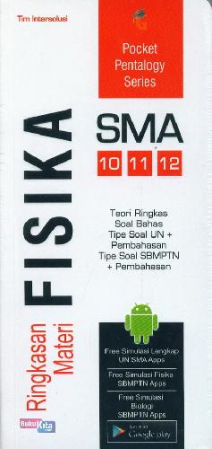 Cover SMA 10-12 Pocket Pentalogy Series Ringkasan Materi Fisika