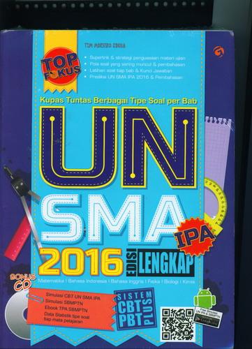 Cover Buku Kupas Tuntas Berbagai Tipe Soal per Bab UN SMA IPA 2016 Edisi Lengkap