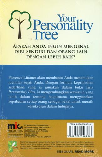 Cover Belakang Buku Your Personality Tree 