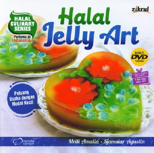 Cover Buku Halal Jelly Art (Plus DVD)