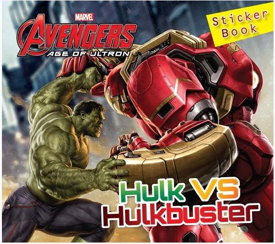 Buku Marvel Sticker Book Hulk Vs Hulkbuster Bukukita
