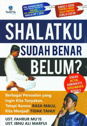 Cover Buku Shalatku Sudah Benar Belum?