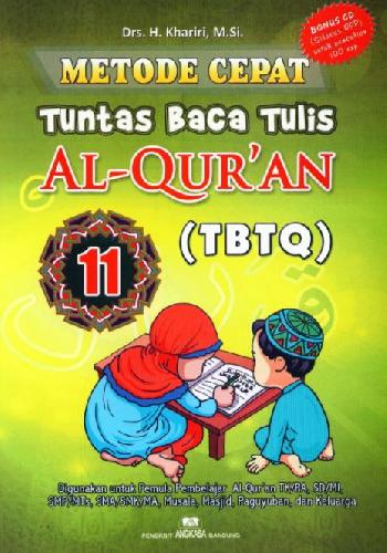 Cover Depan Buku Metode Cepat Tuntas Baca Tulis Al-Quran (TBTQ) #11